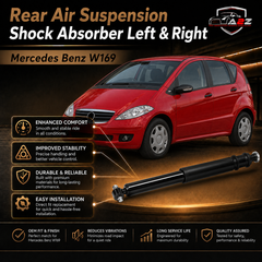 Rear Air Suspension Shock Absorber Left & Right 1693261000 Compatible With Mercedes Benz W169