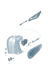 Rear Right Door Lock Actuator (7 Pin) 8K0839016H Compatible With AUDI A4 A5 Q3 Q5 Q7