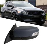 Mirror Assembly Electric Folding/Turn Signal Complete Door wing Mirror Left (7 Pin) & Right (9 Pin) Compatible With VOLVO XC60 2009 T-1 Tag-SMA-205