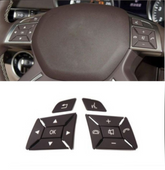 Moka-Square Steering Wheel Switch Control Buttons 1669052800 1669052900 Compatible with MERCEDES BENZ GL-CLASS W166 & ML-CLASS W166 & G Class W463 & GLC C218