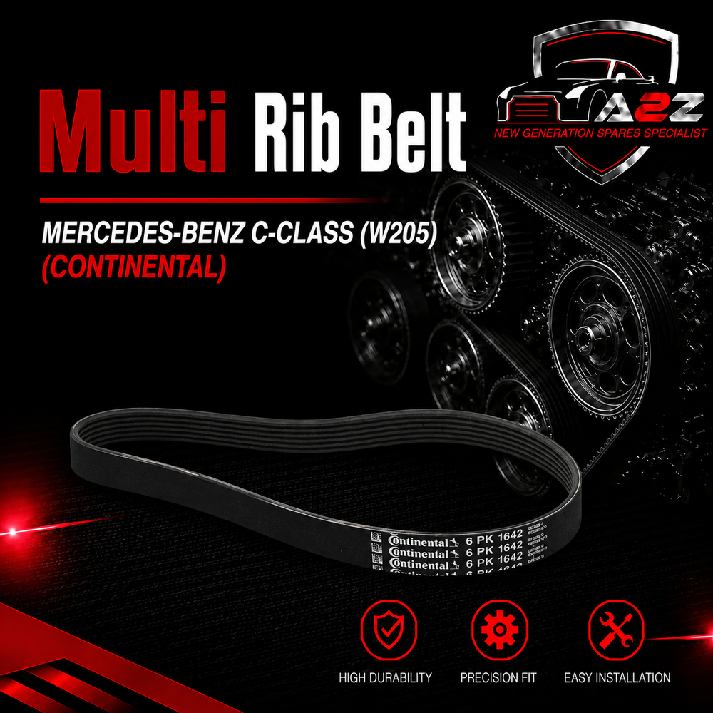 Multi Rib Belt 6PK1642 A0039932196 Compatible With MERCEDES-BENZ C-CLASS (W205) (CONTINENTAL)