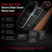 Switch Sport Mode Buttons Radar Sensor Button Cover 61319202952 Compatible with BMW 5 Series F10 & 6 Series F06 F12 & X3 F25