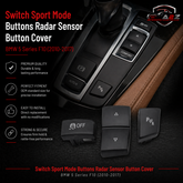 Switch Sport Mode Buttons Radar Sensor Button Cover 61319202952 Compatible with BMW 5 Series F10 & 6 Series F06 F12 & X3 F25