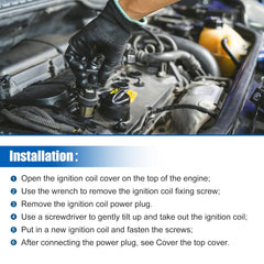 Uxcell Car Ignition Coil 30713417 8677837 Compitable With Volvo S40