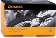 Multi RIB Belt Kit 6PK1026K1 Compatible With AUDI A3 Limousine, A4 B9, A5 Convertible, A5 Sportback, A6 C7, Q3, Q5 (8RB), Q5 (FYB, FYG) (CONTINENTAL)