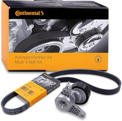 Multi RIB Belt Kit 6PK1026K1 Compatible With AUDI A3 Limousine, A4 B9, A5 Convertible, A5 Sportback, A6 C7, Q3, Q5 (8RB), Q5 (FYB, FYG) (CONTINENTAL)