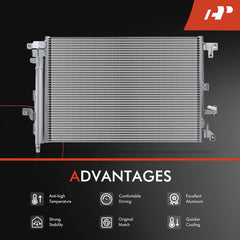 AC Condenser 30648955 30781280 31369510 Compatible With Volvo XC90