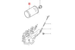 Oil Filter H14W27 & 034115561A & OC264 Compatible With VW JETTA III (1K2) | BORA | VENTO & SKODA OCTAVIA I (1U2) Tag.286