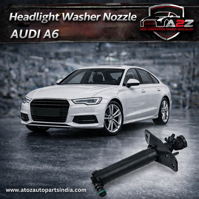 Headlight Washer Nozzle Left 4G0955101B & Right 4G0955102B Compatible With AUDI A6