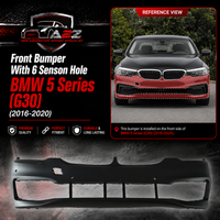 Front Bumper With 6 Senson Hole 51117427440 Compatible With BMW 5 Series (G30) (2016-2020) Tag No.481B