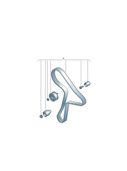 Timing Belt Kit CT1168K4 04L198119J 04L198119T Compatible With SKODA KODIAQ I (NS6, NS7, NV7) (CONTINENTAL)