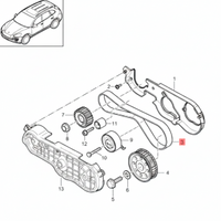 Timing Belt CT1131K1 95510221900 & 95510524300 & 95510524400 & 95510524401 Compatible With PORSCHE CAYENNE (92A) CAYENNE (9PA) CONTINENTAL