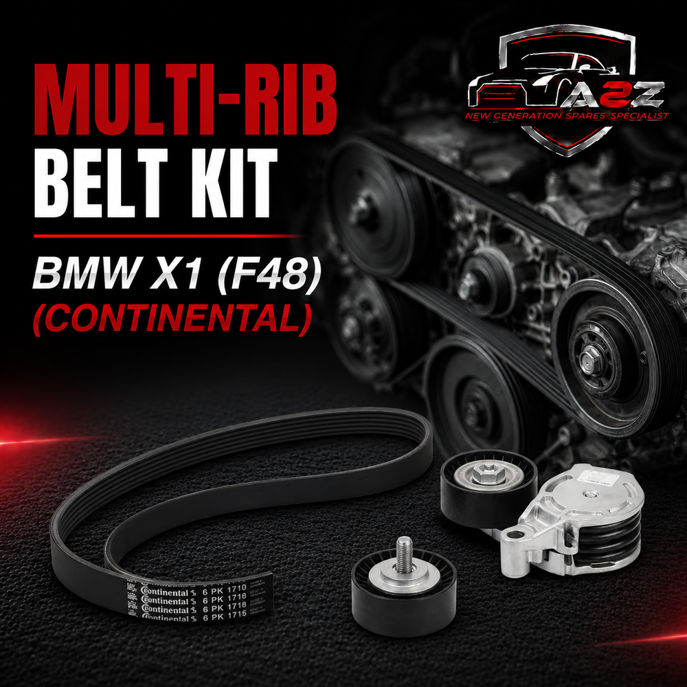 Multi Rib Belt Kit 6PK1715K2 Compatible With BMW X1 (F48) (CONTINENTAL)