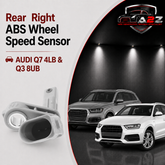 Rear Right ABS Wheel Speed Sensor Grey 7L0927808A 7L0927808B WHT003856A WHT003856B WHT003856C Compatible With AUDI Q7 4LB & Q3 8UB