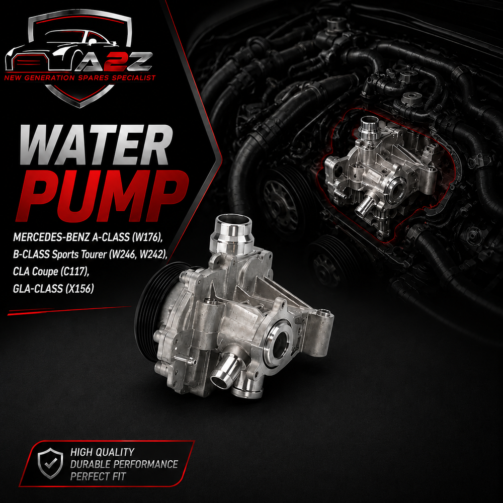 Water Pump WPS3027 A6512000501 Compatible With MERCEDES-BENZ A-CLASS (W176), B-CLASS Sports Tourer (W246, W242), CLA Coupe (C117), GLA-CLASS (X156) (CONTINENTAL)