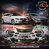 A To Z Compatible With Mercedes Benz A Class W176 (2012-2016) Front Bumper Upgrade Convert To Amg amg45 Bumper Body Kit GC W176-005 CC-9459 (Shipping Cost Not Included In Price)