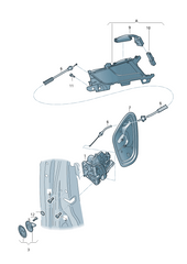 Rear Right Door Lock Actuator 8X0839016E Compatible With A4 B9 (8W2, 8WC) | A4 / S4 & A5 Sportback (F5A, F5F) | A5 / S5 & Q5 (FYB, FYG)