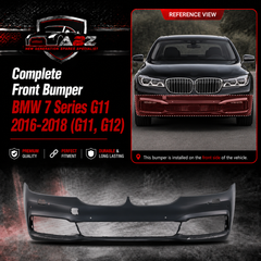 Front Bumper 51117402813 Compatible With BMW 7 Series G11 2016-2018 (G11, G12) Tag No.472