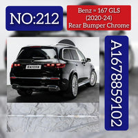 Rear Bumper Chrome 1678859102 Compatible With MERCEDES BENZ GLS W167 2020-2024 Tag No.212