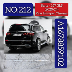 Rear Bumper Chrome 1678859102 Compatible With MERCEDES BENZ GLS W167 2020-2024 Tag No.212