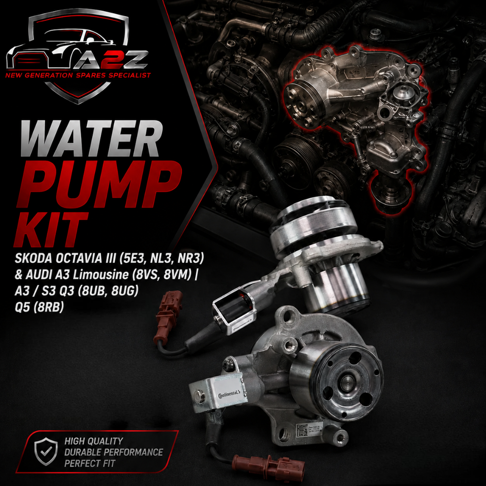 Water Pump Kit CT1168WP1 Compatible With SKODA OCTAVIA III (5E3, NL3, NR3) & AUDI A3 Limousine (8VS, 8VM) | A3 / S3 Q3 (8UB, 8UG) Q5 (8RB) (CONTINENTAL)