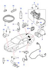 Rear Right Air Suspension Height Level Sensor C2D16582 Compatible With JAGUAR XJL