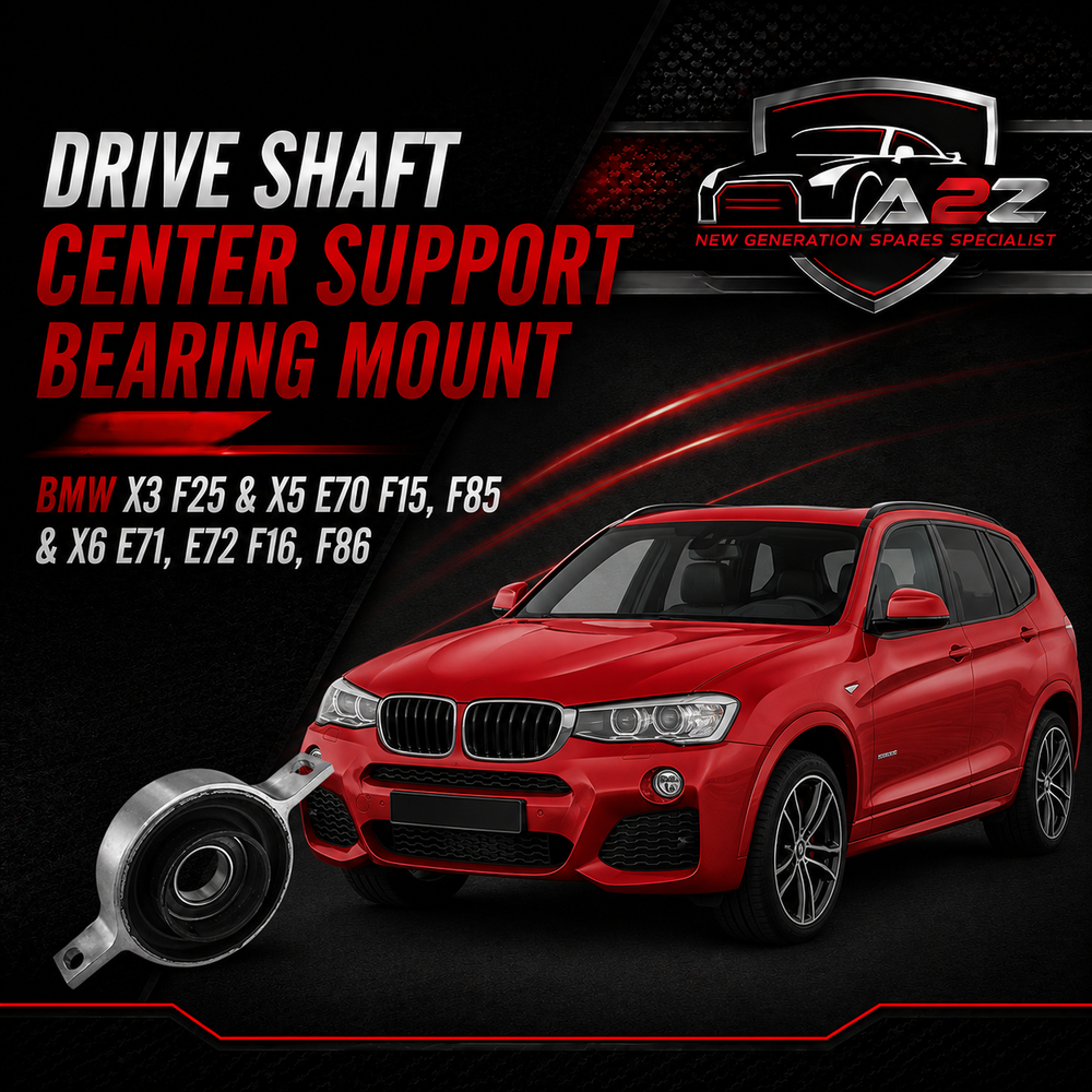 Drive Shaft Center Support Bearing Mount 26127558745 Compatible With BMW X3 F25 & X5 E70 F15, F85 & X6 E71, E72 F16, F86