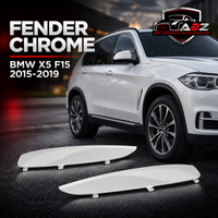 Fender Chrome Left 51767347515 & Right 51767347516 Compatible With BMW X5 F15 2015-2019 Tag No.67