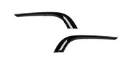 Sport Model Fog Lamp Cover Big Chrome Set Glossy Black (Only Chrome) Left C2Z20504 & Right C2Z20500 Compatible With Jaguar XF (2012-2015) Tag No.607