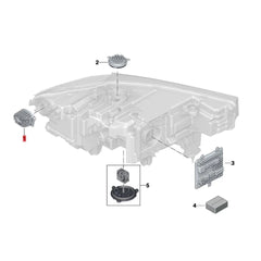 Left LED Headlight DRL Turn Signal Light Module 63119466175 Compatible With BMW X7 G07 Tag-BL-214