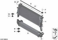 Radiator Intercooler 17517617600 Compatible With BMW F48