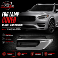 Fog Lamp Cover Set Without Chrome Left 31663514F & Right 31663515F Compatible With Volvo XC90 (2018-2020) Tag No.841
