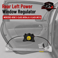 Rear Left Power Window Regulator 2047300779 Compatible with MERCEDES-BENZ C-CLASS (W204) & E-CLASS (W212)