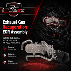 Exhaust Gas Recuperation EGR Assembly 03L131512CE Compatible With AUDI Q3 (8UB, 8UG) & SKODA YETI (5L) & VW POLO V (6R1, 6C1)