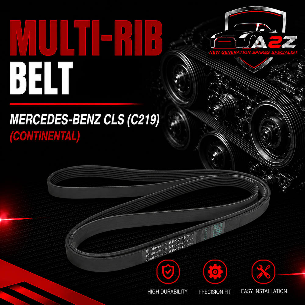Multi Rib Belt 6PK2415 A0099971692 0109975892 0109978192 0119970592 Compatible With MERCEDES-BENZ CLS (C219) (CONTINENTAL)