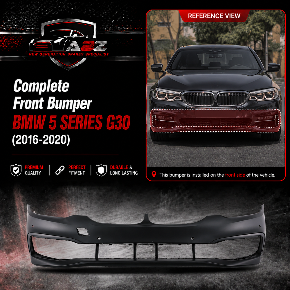 Complete Front Bumper 51117427440 Compatible With BMW 5 SERIES G30 2016-2020 Tag No.481