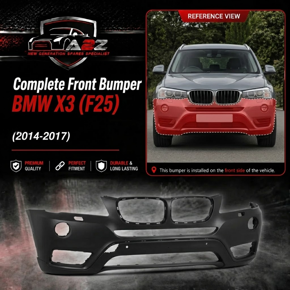 Front Upper Bumper 51117389896 Compatible With BMW X3 (F25) (2014-17) Tag No.421