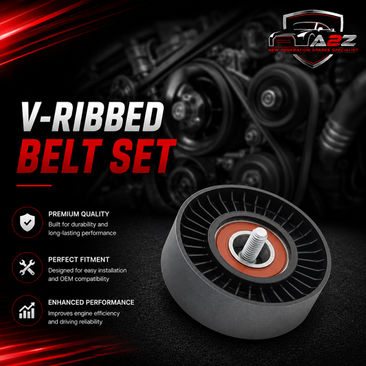 V-ribbed Belt Set 31401193 & 30677215 & 30757007 & 30777696 & 31401286 & 6G9N8620BB Compatible With VOLVO XC90