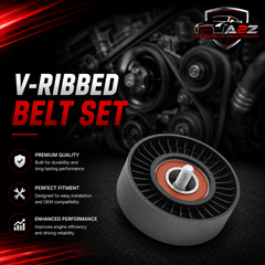 V-ribbed Belt Set 31401193 & 30677215 & 30757007 & 30777696 & 31401286 & 6G9N8620BB Compatible With VOLVO XC90