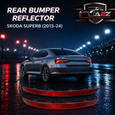 Rear Bumper Reflector Compatible With SKODA SUPERB Rear Bumper Reflector Left 3V5945106 & Right 3V5945105 (2015-2024) Tag No.167