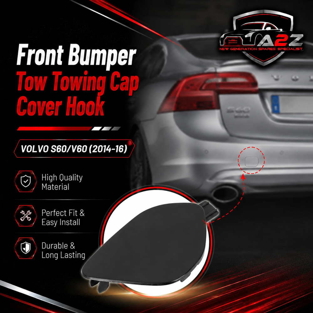 Front Towing Cap 39820294 31323839 Compatible With VOLVO S60/V60 (2014-16) Tag 644