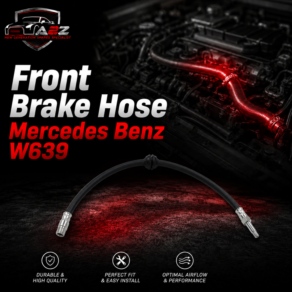 Front Brake Hose 6394280335 6394280835 6394281235 6394281335 9064283501 A6394280335 A6394280835 A6394281235 A6394281335 Compatible With Mercedes Benz W639