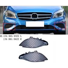 Fog Lamp Cover Right 1768850422 & Left 1768850322 Compatible With MERCEDES-BENZ A-Class W177 2019-2024 Tag - 242.