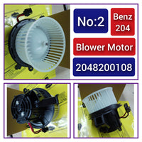 AC Heater Blower Motor 2048200108 2048200908 A2048200108 A2048200908 Compatible with MERCEDES-BENZ C-CLASS (W204) & E-CLASS (W212) Tag-BM-02