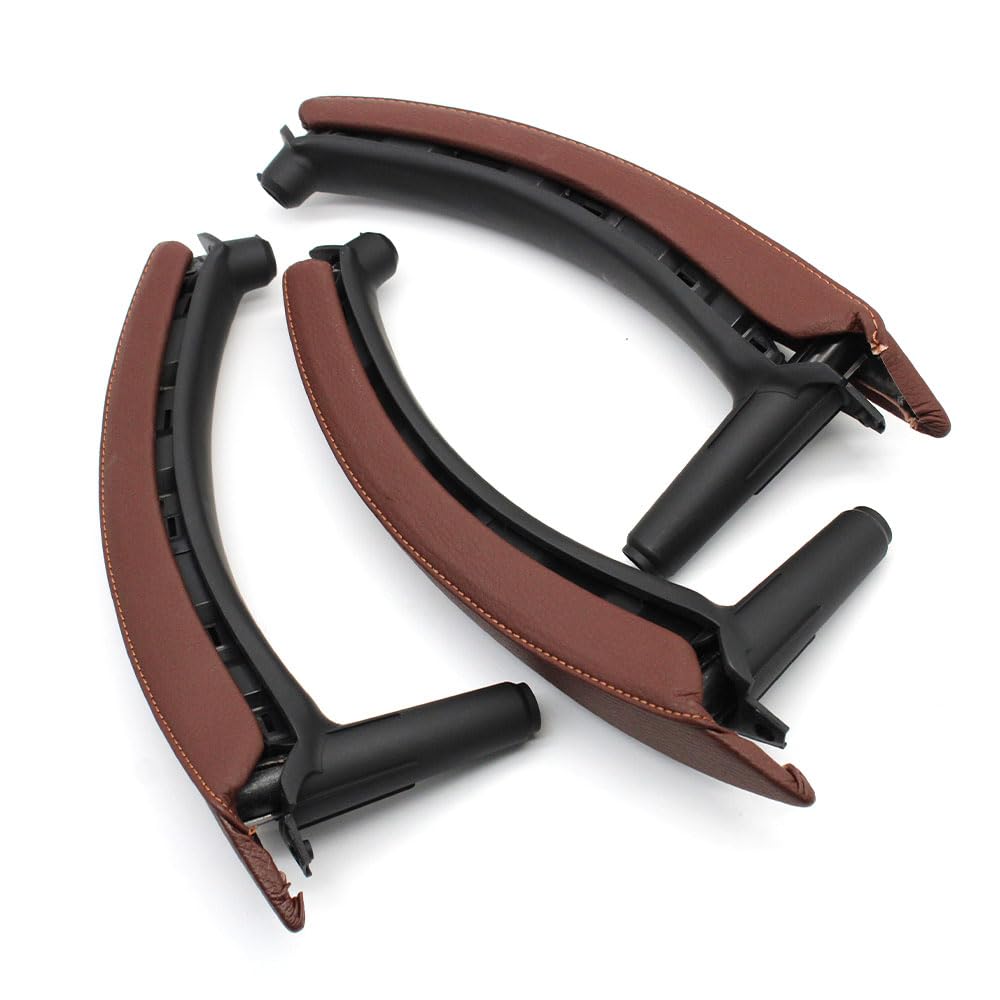 BMW X5 E70 leather inner door handle set – 7-piece interior upgrade for 2007–2013 models with premium finish and OEM fit
