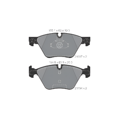 Front Brake Pad 34116775310 2469701 P06060 Compatible With BMW 5 Series F10