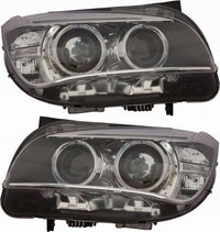 Complete Headlight Assy Left 63117290261 & Right 63117290262 (Without Blaster) Compatible With BMW X1 (E84) LCI (2013-2015) Tag No.53