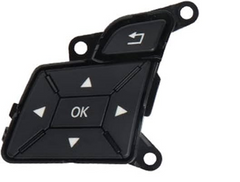 Mercedes-Benz C-CLASS 204/ E-CLASS 212 Complete Steering Wheel Switch Set (Black-Square) - Left Hand 2185400162 & Right Hand 2185400262 Tag-SW-92