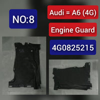 Underbody Shield Panel Left Rear 4G0825215 4GD825215F Compatible With AUDI A6 C7 (4G2, 4GC) | A6 / S6 & A6 C7 Avant (4G5, 4GD) | A6 / S6 Tag No.8