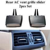 Rear Air Conditioner Back Ac Vent Grille Outlet Tab Clip Slider Repair Kit 64226954953 Compatible With BMW X5 (E70) & X6 (E71, E72) (Set Of 2)